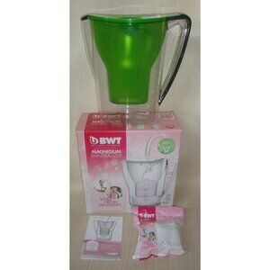 BWT Penguin 2.7 L Magnesium Mineralizer Drinking Water Filter Jug in GREEN NEW